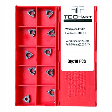 Płytki wieloostrzowe wkładki WCMX040208- UK łamacz wióra